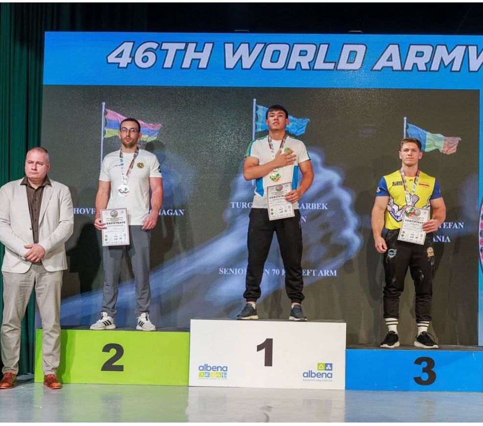 Тұрғанбек Тұрар қол күрестен Әлем чемпионы атанды!