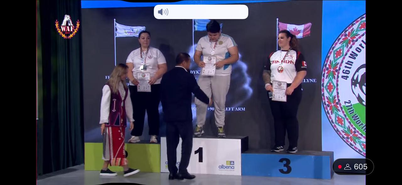 Малена Сыдыкжан қол күрестен Әлем чемпионы атанды!